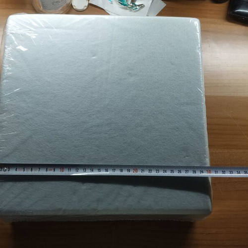 Acoustic foam tiles 12 pieces new, white sound absorbing