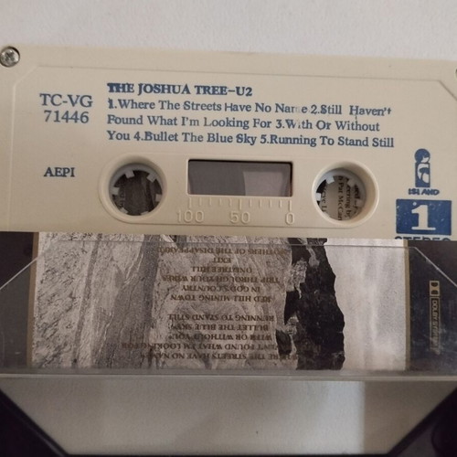 U2 The Joshua Tree cassette used