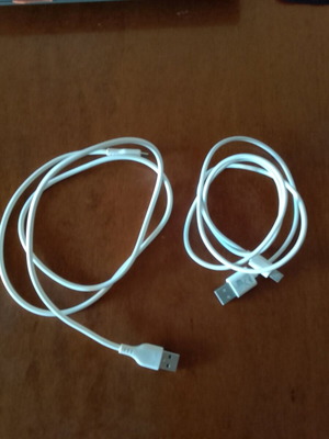 USB καλώδια Type C σαν καινούργια, σετ 2 τεμαχίων