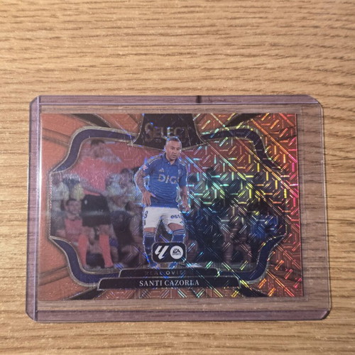 Santi Cazorla /199 Orange Mojo Real Oviedo 2025-2026 Panini Select La Liga card