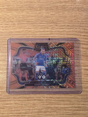 Santi Cazorla /199 Orange Mojo Real Oviedo 2025-2026 Panini Select La Liga card