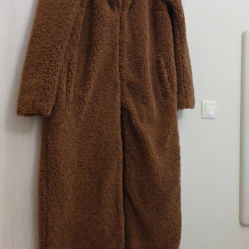 Na-Kd teddy coat new, brown, size small