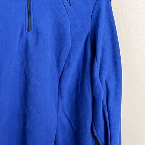 Fleece jacket pullover women's blue new