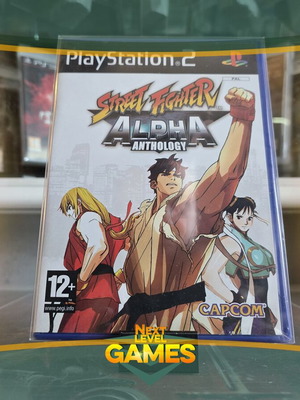 Street Fighter Alpha Anthology PS2 game used, fighting genre