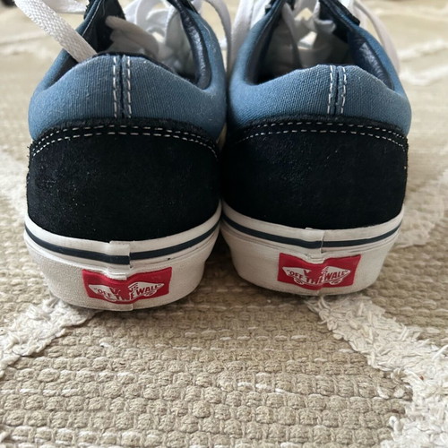Vans Old Skool athletic shoes like new, navy blue, size 38