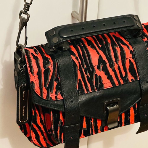 Proenza Schouler PS1 crossbody bag like new, black and orange