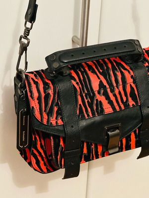 Proenza Schouler PS1 crossbody bag like new, black and orange