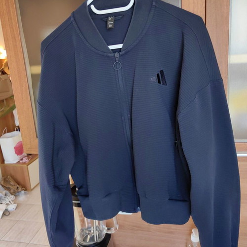 Adidas sports jacket, blue, size M