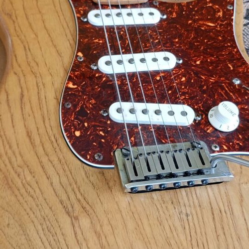 Fender Stratocaster electric guitar used with upgraded parts 2003