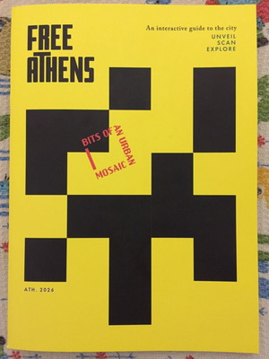 Περιοδικό Free Athens σαν καινούργιο, στα Αγγλικά
