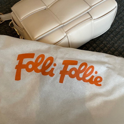 Folli Follie crossbody bag new, pale pink (cream)