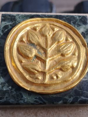 Marble press papier like new 8 × 8 cm