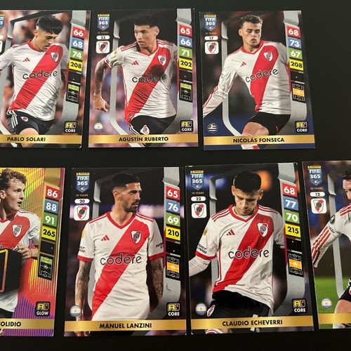 Football cards 2025 like new River Plate & Olympique de Marseille