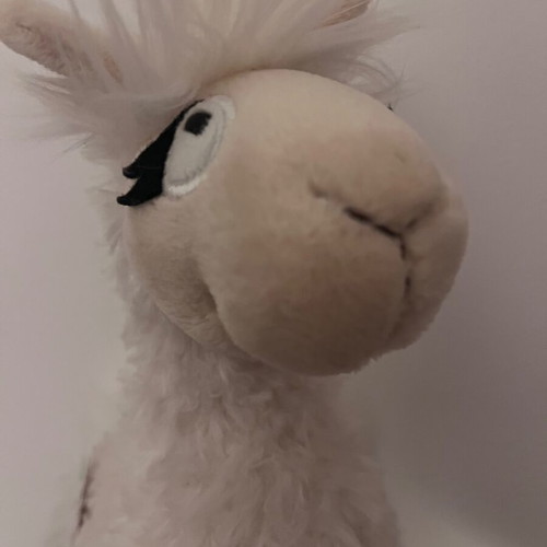 Nici La-La-Lama plush toy new, white, 23cm