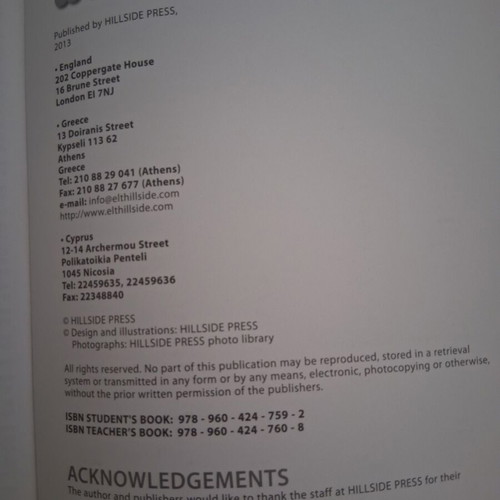 Take Off B2 Workbook used, English language learning