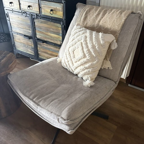 Swivel armchair, brand new, 70x96x80 cm