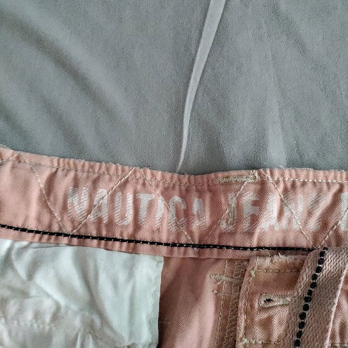 Nautica Jeans bermuda like new, men's, dust pink color, size 34