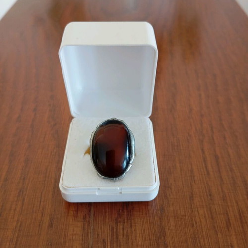 Adjustable ring like new, silver