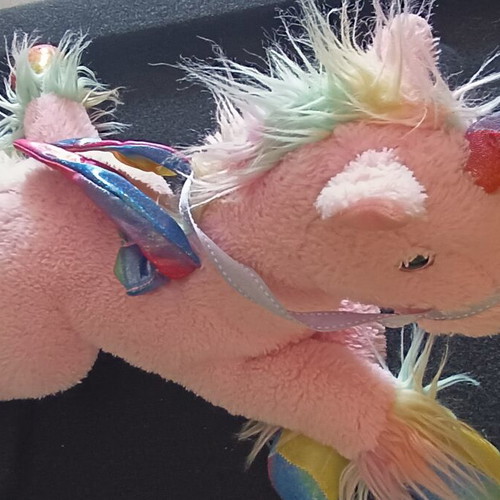 Large plush unicorn and turtle dolls like new