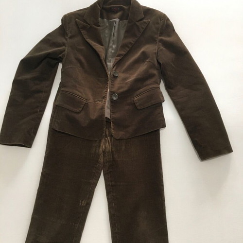 Julia Bergovich women's suit like new, dark green corduroy, size S and 34