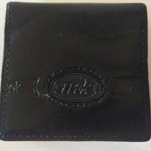 M+K leather coin wallet black like new Vodafone