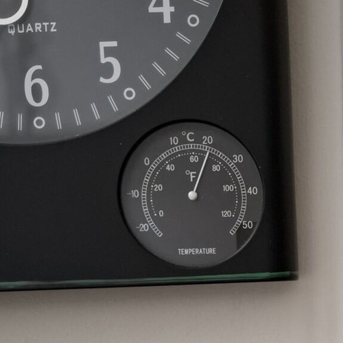 Tronic wall clock 3-in-1 with thermometer and hygrometer like new