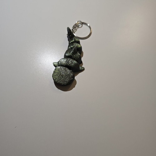 3D Printed Keychain Articulated Whale like new