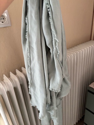 Calvin Klein scarf new, turquoise, 100% modal