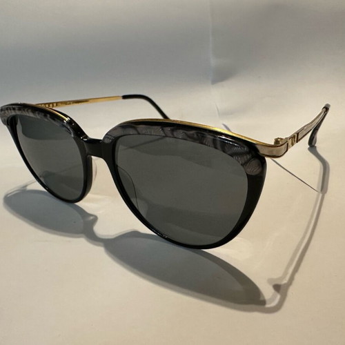 Vogue Ilary Sunglasses new, black and gold frame, vintage style
