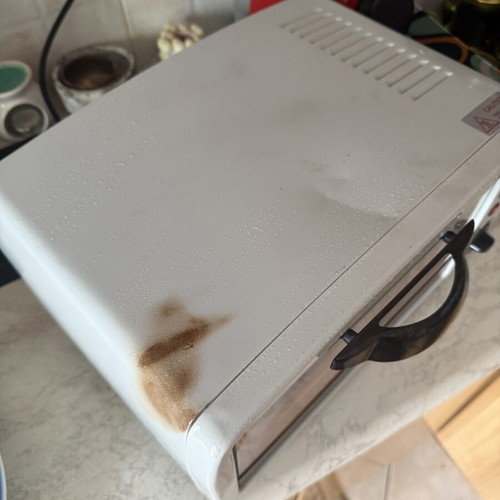 Sterilization oven used with tray and minor marks