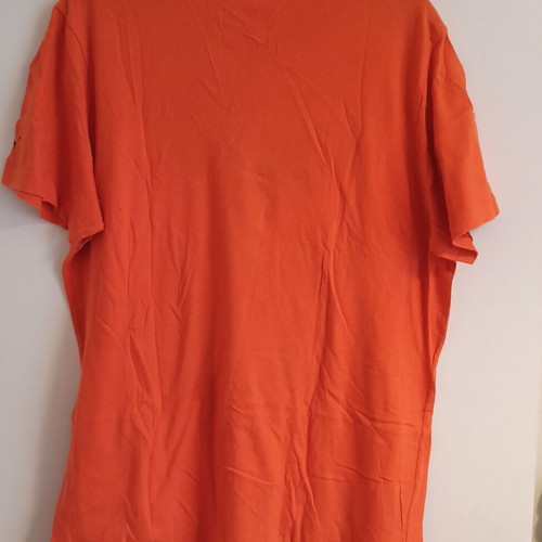 Puma men's t-shirt orange with logo size XXL like new