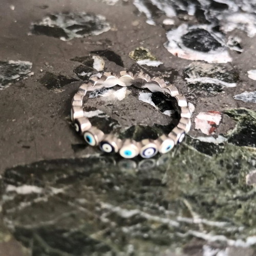 Silver 925 ring like new with turquoise and silver