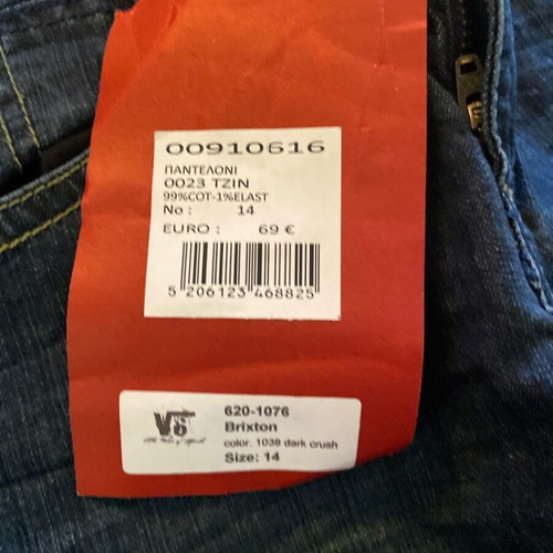 Brixton dark blue jeans size 14 new with tags