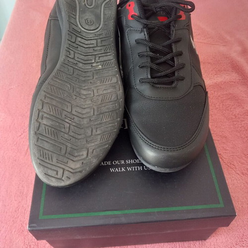 Casual black men's shoes U.S. Polo Assn. like new, size 41