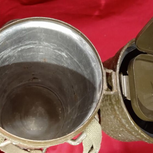 German gas mask and filter case used