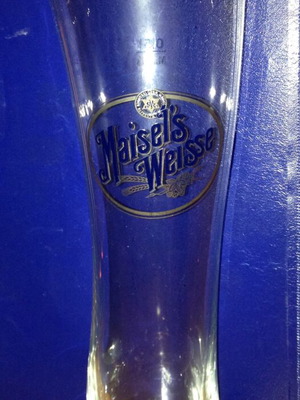 Maisel’s Weisse 500ml beer glass like new