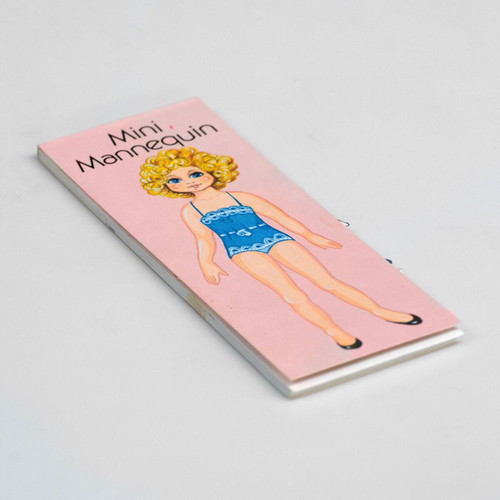 Vintage Paper Doll Mini Mannequin craft set used, 1980s