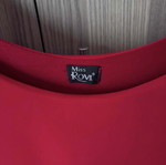 Plus Size Tunic Blouse Red like new