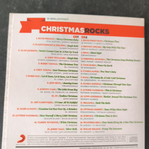 Christmas Rocks 2CD like new, rock genre