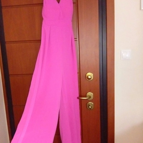 Forever one-piece jumpsuit new, black and pink, one size