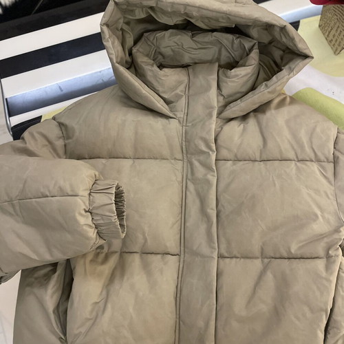 Zara waterproof jacket new, beige