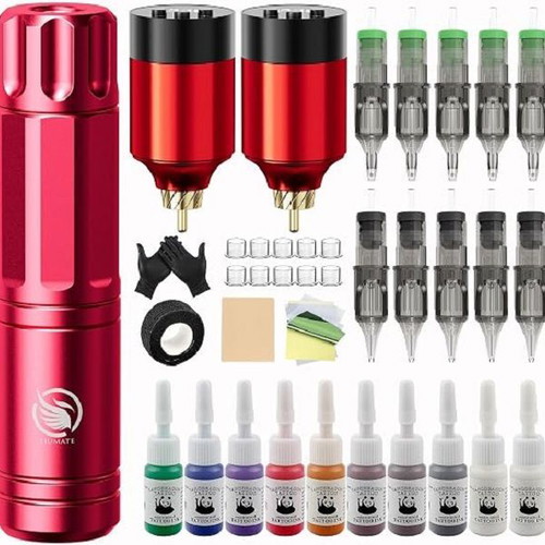 Liumate Pro tattoo machine new with needles and ink set