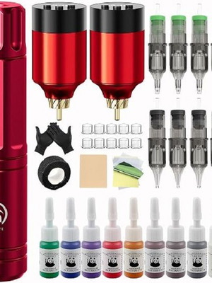 Liumate Pro tattoo machine new with needles and ink set