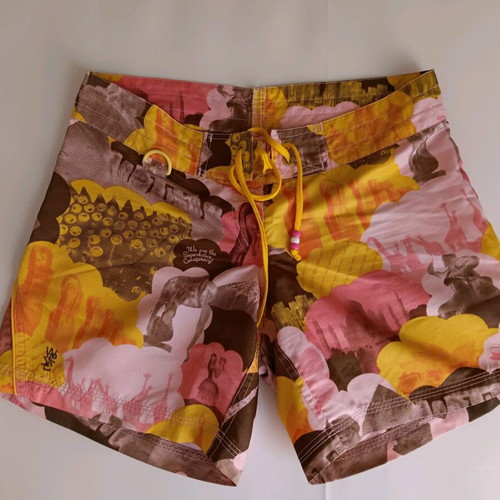 Wesc women's shorts used, colorful, size small