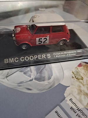 BMC Cooper S Rallye de Montecarlo 1965 μινιατούρα 1:43 σαν καινούργιο