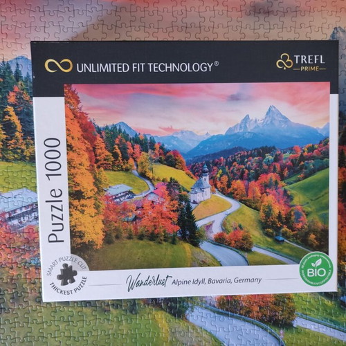 Trefl Prime Puzzle 1000 Pieces Wanderlust Alpine Idyll Bavaria like new