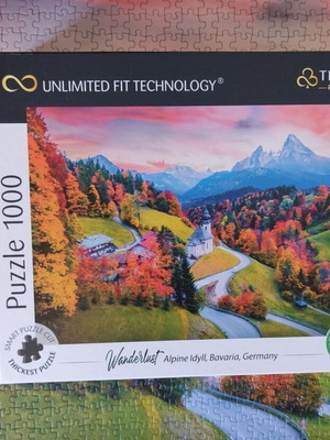 Trefl Prime Puzzle 1000 Pieces Wanderlust Alpine Idyll Bavaria like new
