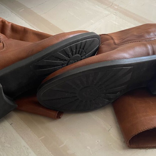 Progetto leather boots tan size 37 like new