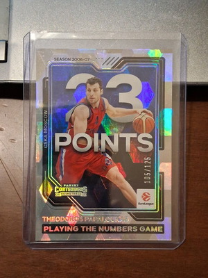 2025-26 Panini Contenders Euroleague Papaloukas Playing the Numbers Game σαν καινούργιο