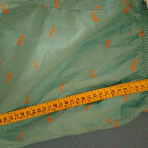 Pull & Bear men's swim shorts medium, turquoise and orange